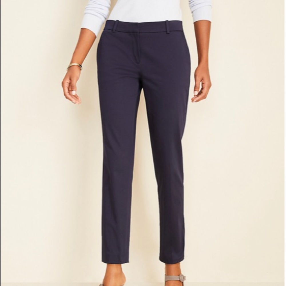 Ann Taylor Navy Ankle Pant